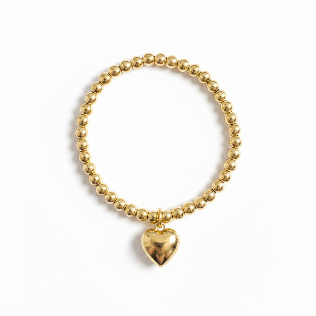Heart Charm Bracelet