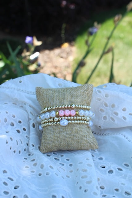 Mom or Mama Pearl Bracelet