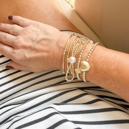 Ms. Simply Gold Bar Stack