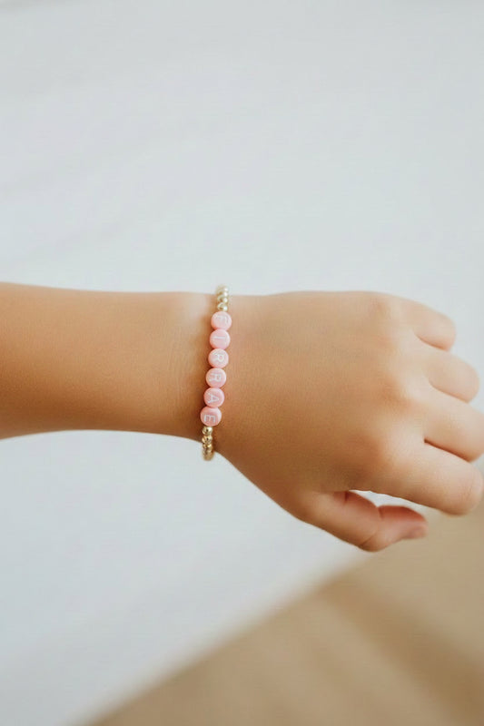 Little Girls' Custom Word Bracelet