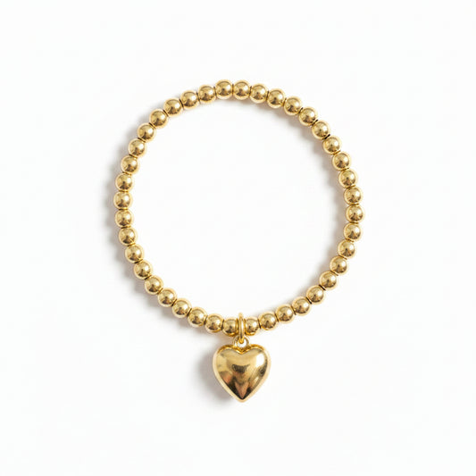 Heart Charm Bracelet