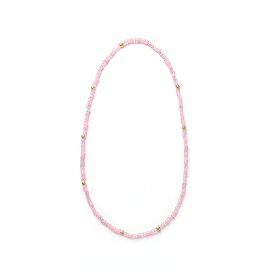 Sprinkle Necklace Pink- Chocker