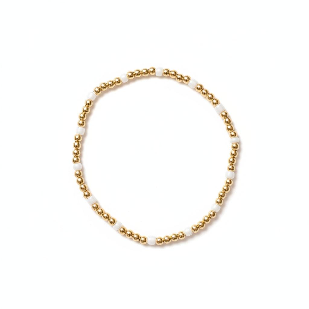 Ms. Sue Soft White Bracelet