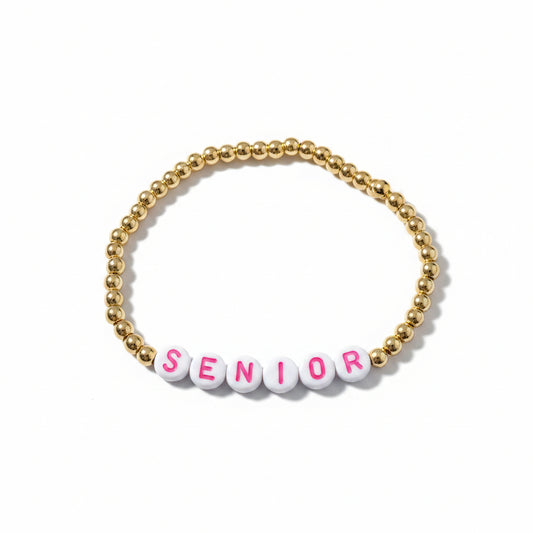 Custom Sorority Word Bracelet