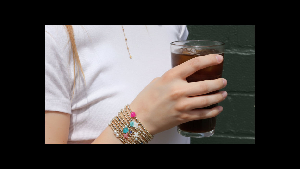 Sprinkle Necklace Pink- Chocker