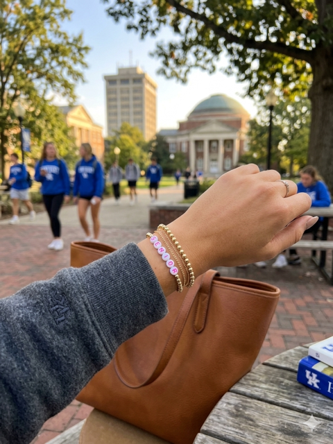 Custom Sorority Word Bracelet