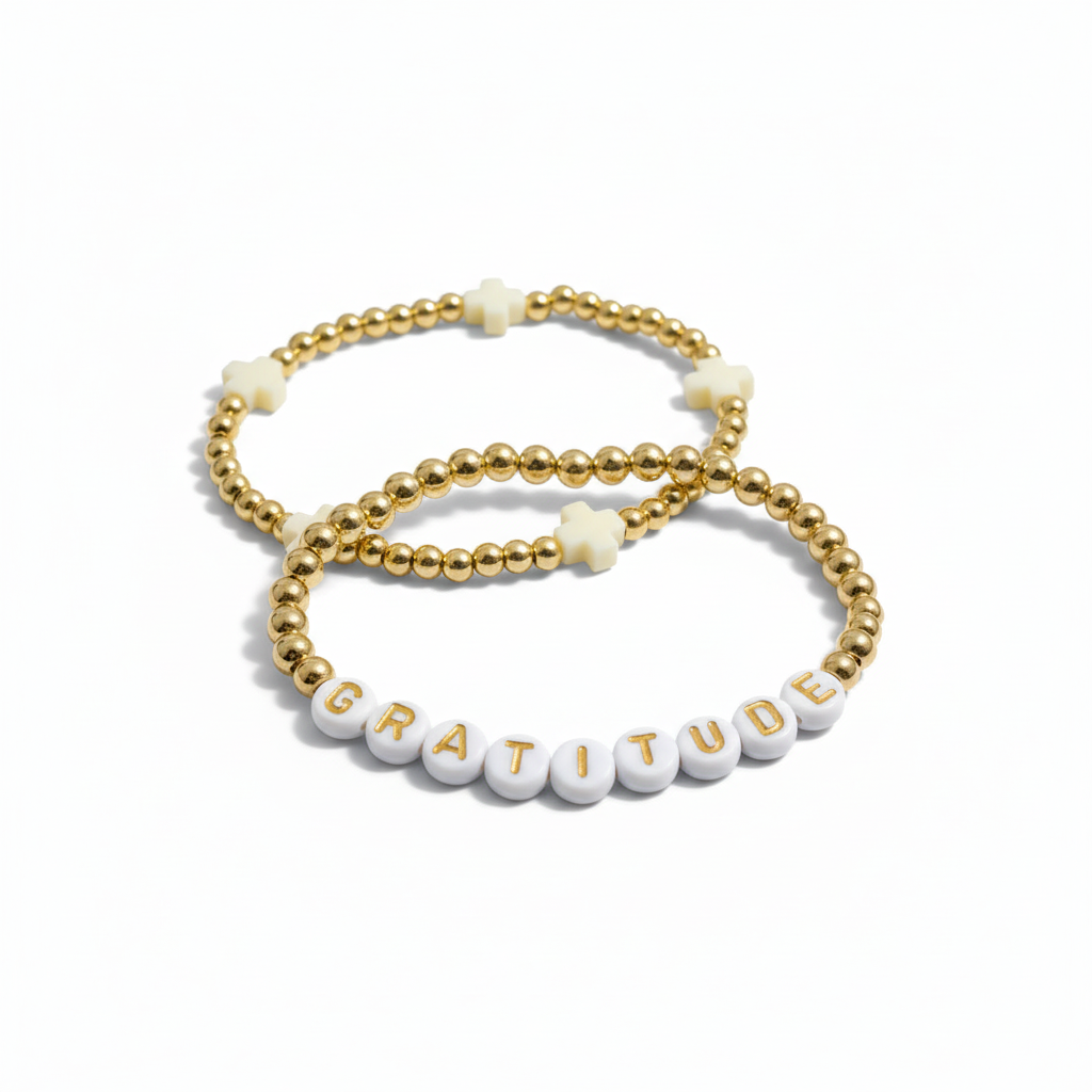 Gratitude Bracelet Stack (Stack of 2)