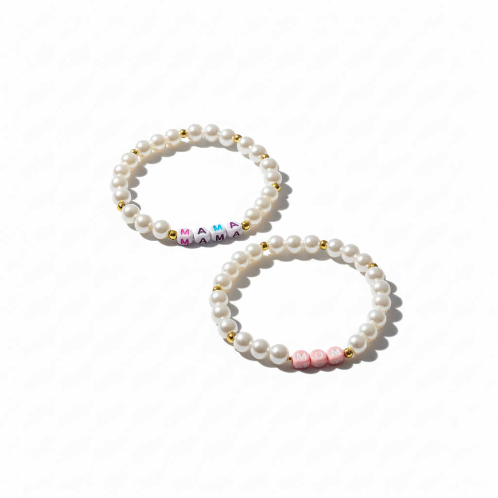 Mom or Mama Pearl Bracelet