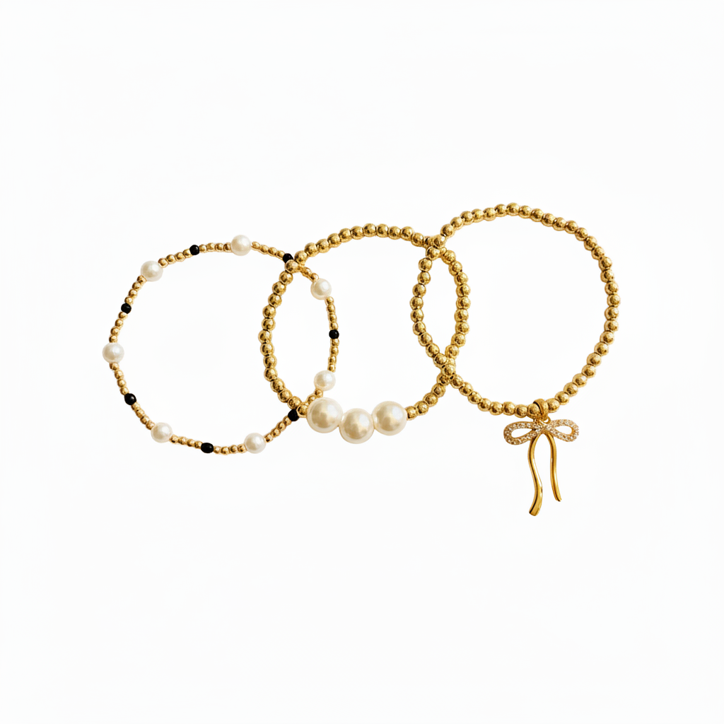 Ms. Midnight Magnolia Bow Stack (Stack of 3)