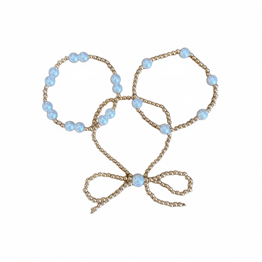 Ms. Pearl Bow Stack (Stack of 3)
